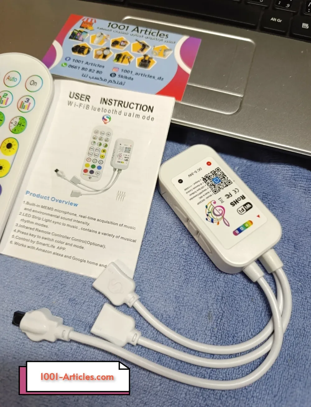 Contrôleur Ruban LED RGB 4 Broches Tuya Smart Wi-Fi
