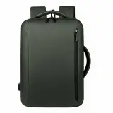 Sac à Dos Business Voyage pour Homme Convertible en Sac à Main Poche Extensible Vert SACHM01V - حقيبة ظهر للرجال متعددة الاستخدامات للكمبيوتر المحمول
