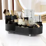 Organisateur de Maquillage Rotatif à 360° Deux Zones - منظم المكياج والأدوات الدوار 360 درجة
