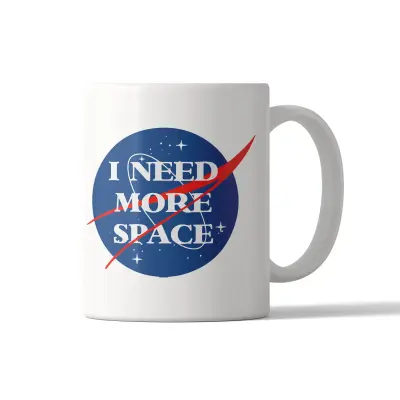 Mug - I Need More Space  (NASA LOGO)