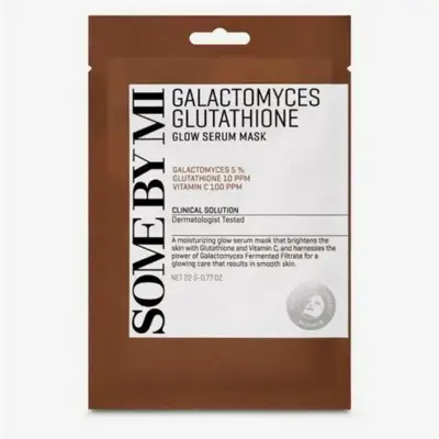 somebymi galactomyces glautathiobne glow serum mask