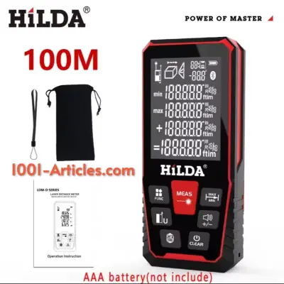 Télémètre Laser numérique professionnel - 100m - HILDA