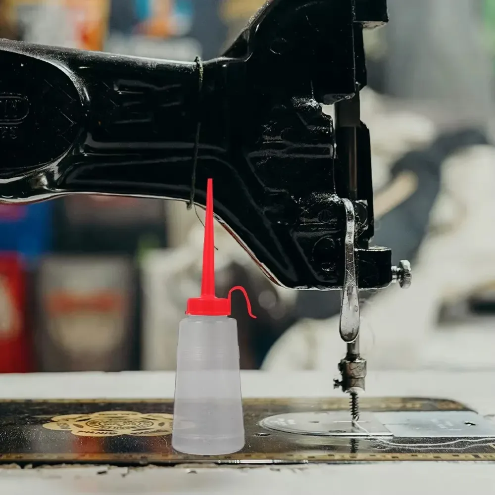 Burette D’huile Plastique Rouge