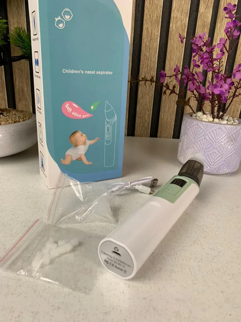 Aspirateur Nasal Électrique pour Bébé Adapté aux Nourrissons et Nouveau-nés – جهاز شفط للرضع
