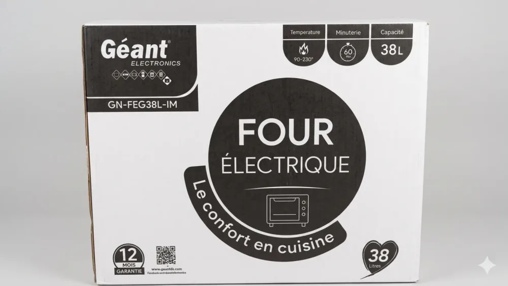 فرن "جيرانت" (Géant) الكهربائي سعة 38 لترً