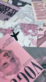 Pack 10 posters autocollants theme Rose