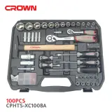 CAISSE A OUTILS COMPLET CROWN 100PCS  CPHTS-XC100BA