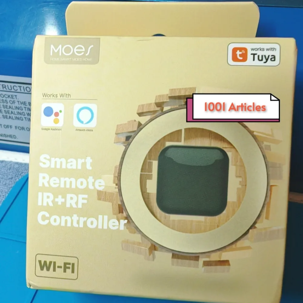MOES IR et RF WIFI Smart Remote Controller, Télécommande Universelle Tuya Smart.