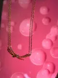 سلسة عقود الفراشة / BOW necklace 🦋