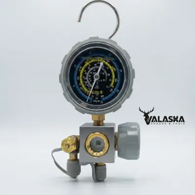 MANO 1 VOIX + HUILE R22/R134a/R404A/R410A