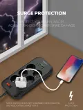 Power Strip  6 AC Outlets EU  SE6403