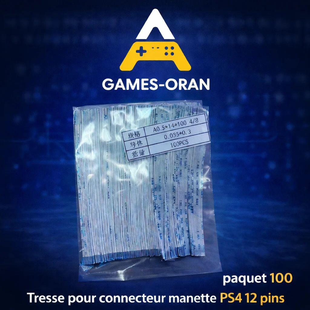 Tresse pour Connecteur Manette PS4 12 Pins – Paquet de 100