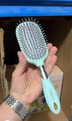 Brosse à Cheveux Coussin d'Air - Menthe Pastel