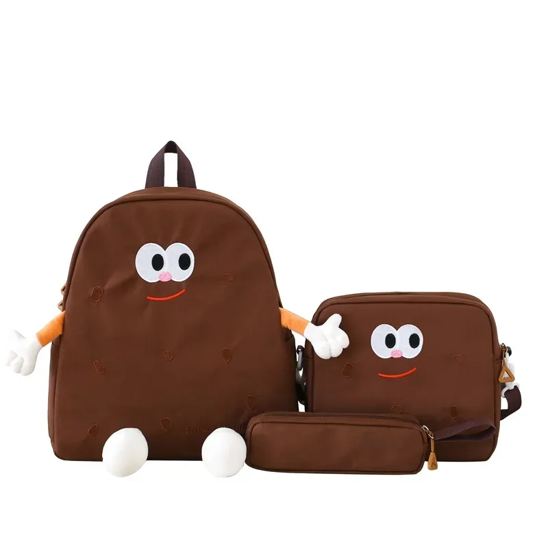 Ensemble de sac d’école Kawai pour adolescents 3Pcs  – محفظة 3 قطع كاواي