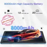 Tablette PRITOM TAB 11, 10.1 pouces, Android 14, 08 Go/128 Go, 8000 mAh, Wifi