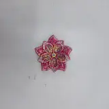 Fleur avec strass