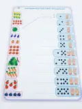 لوحة بطل الارقام (أكتب و أمسح) 10 قطع