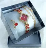 طقم ساعة نسائية
