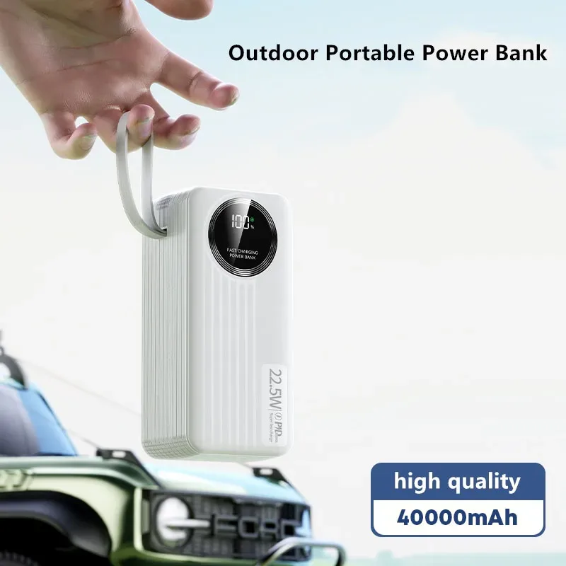 Power Bank Hoco J-005 Premium 40000mAh - باور بانك حجم كبير بسعة 40,000 مللي أمبير