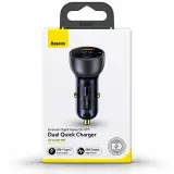 Baseus Particular 65W Digital Display QC+PPS Dual Quick Fast Car Charger
