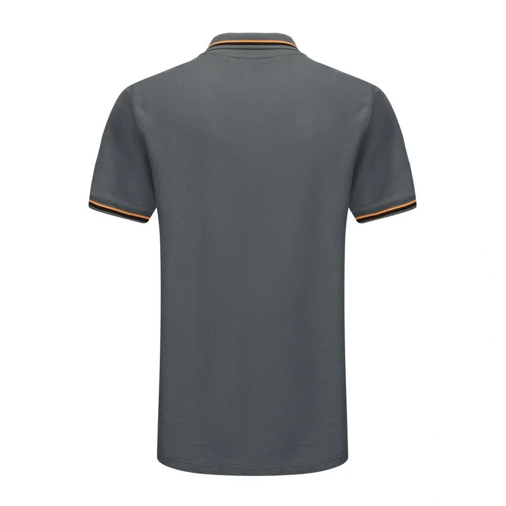 Polo Slazenger col contrasté Gris