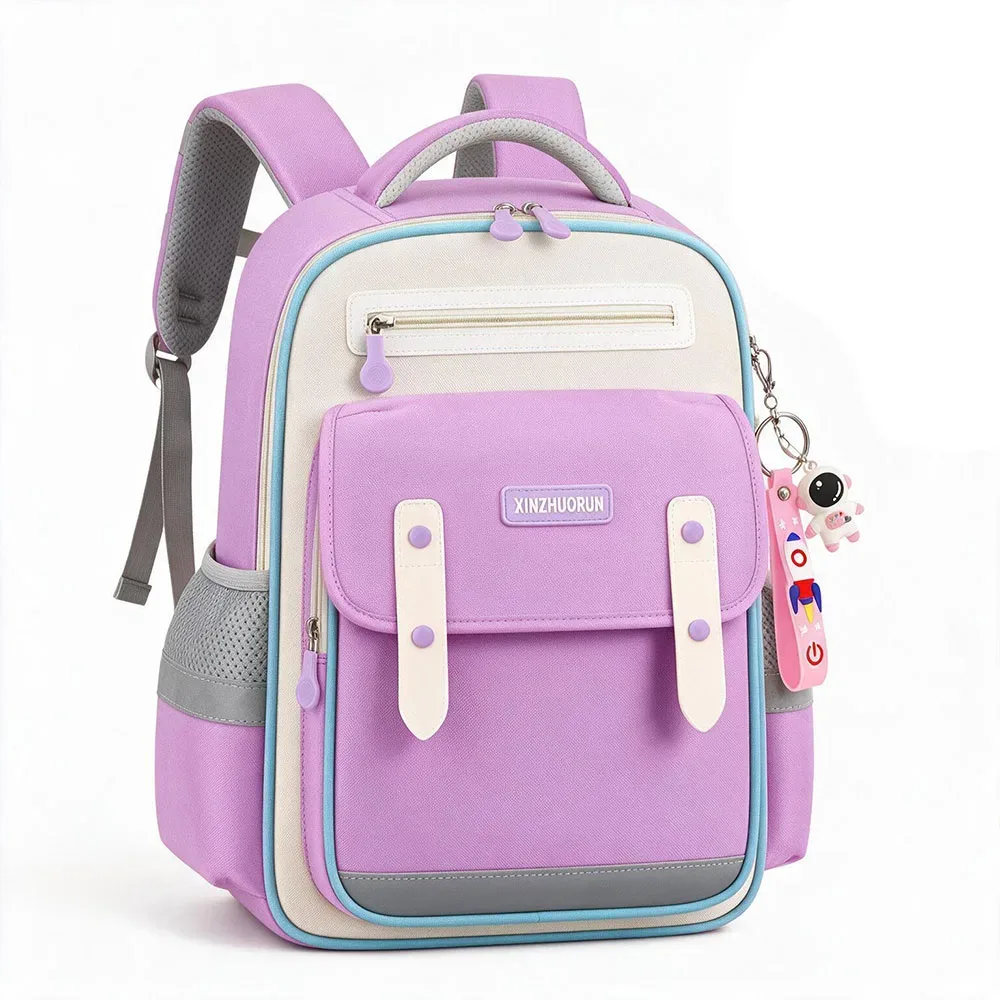 Sac à Dos Scolaire Style Kawaii Grand Volume Tissu Imperméable Rose SACKDS01RS - حقيبة مدرسية بتصميم كاوايي