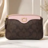 🧡 Portefeuille Compact Motif Monogramme