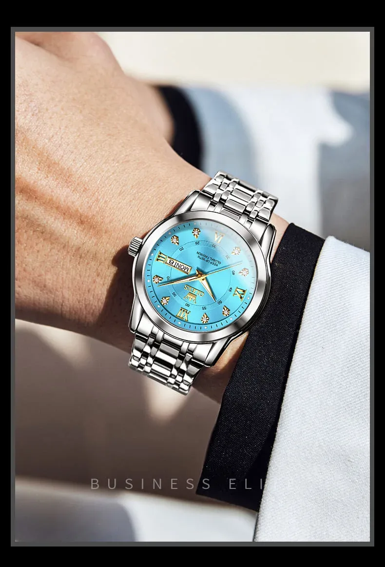 Nouvelle montre homme Quartz Olevs Original