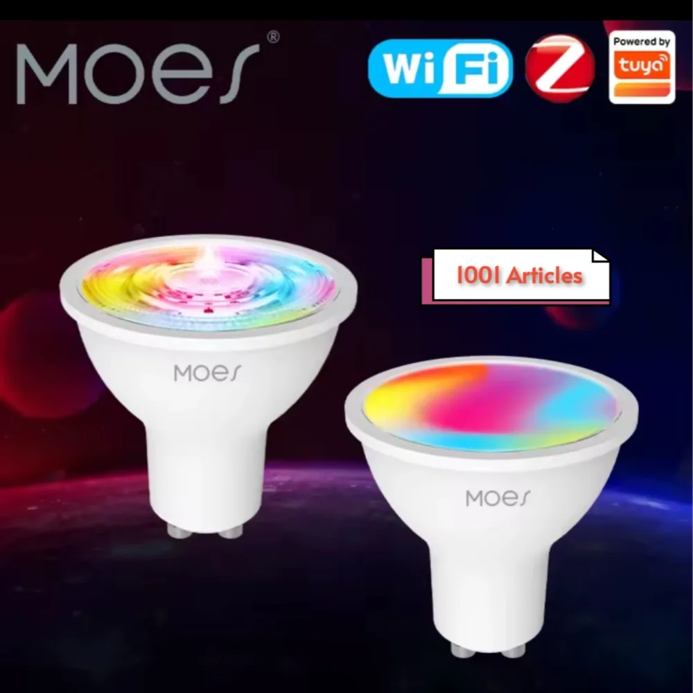 Spot-LED RGB MOES Tuya Zigbee GU10
