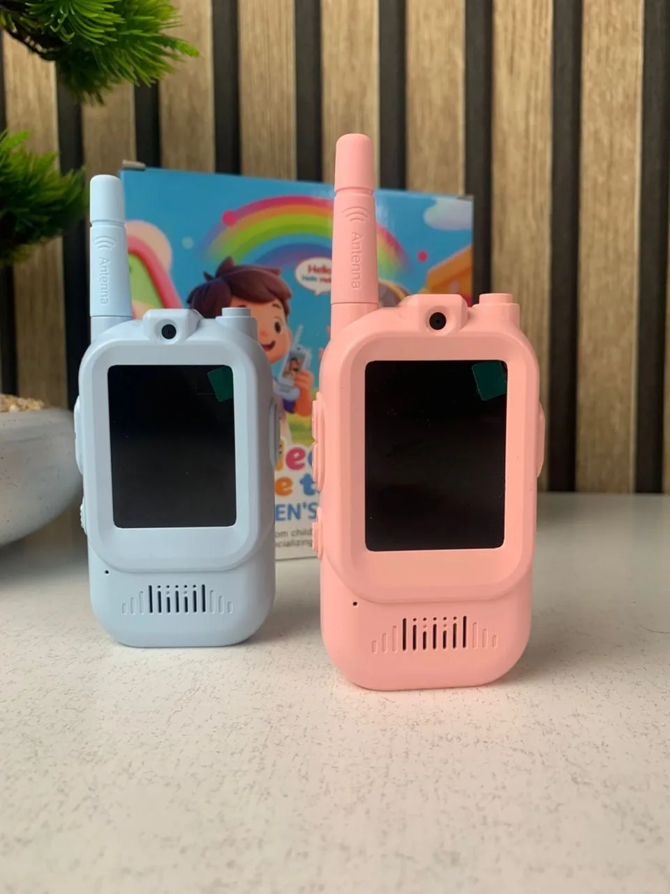 Pack Talkie-walkie 2pcs pour enfants avec vidéo et camera HD rechargeable