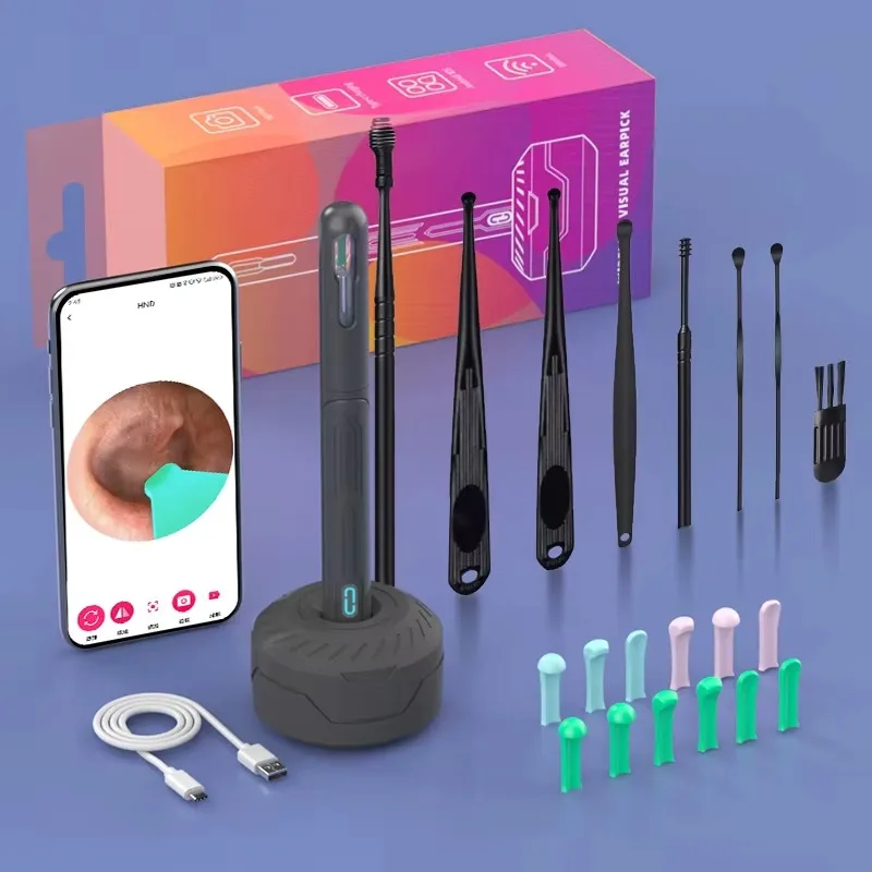 Nettoyeur d'oreille avec caméra