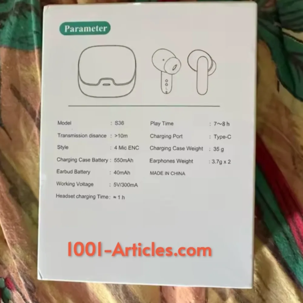 Écouteurs Intra-Auriculaire Wireless TWS Bluetooth ENC