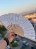 Éventail en Dentelle Brodée – Style Espagnol