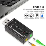 Adaptateur De Carte Son USB À 3D Audio Virtual 7,1 Channel