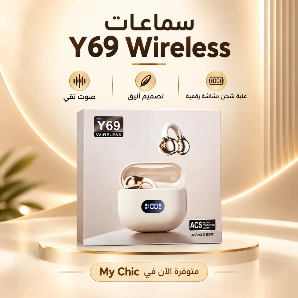 Écouteurs Sans Fil Y69 Wireless avec Écran Digital