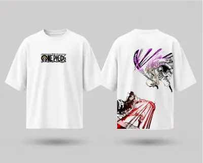 T-shirt Oversize One Piece - Duel au Sommet : Shanks contre Barbe Blanche