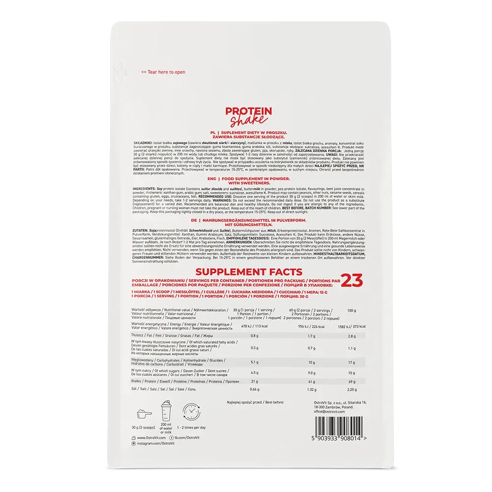 OSTROVIT PROTEIN SHAKE 700G