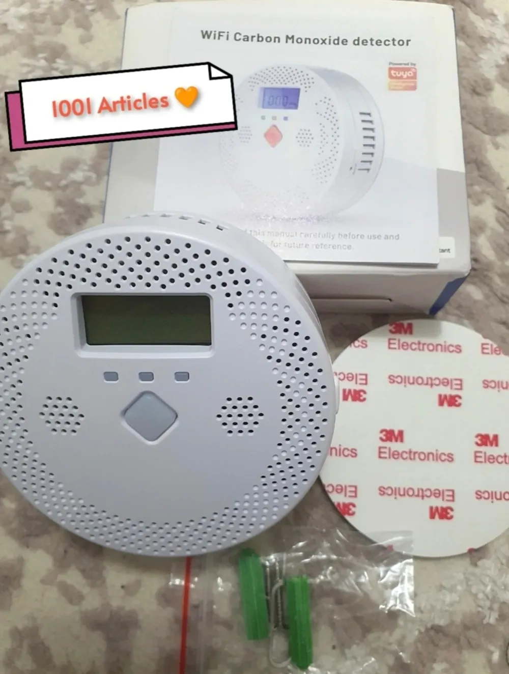 Détecteur intelligent de Monoxyde de Carbone - Tuya Smart WiFi