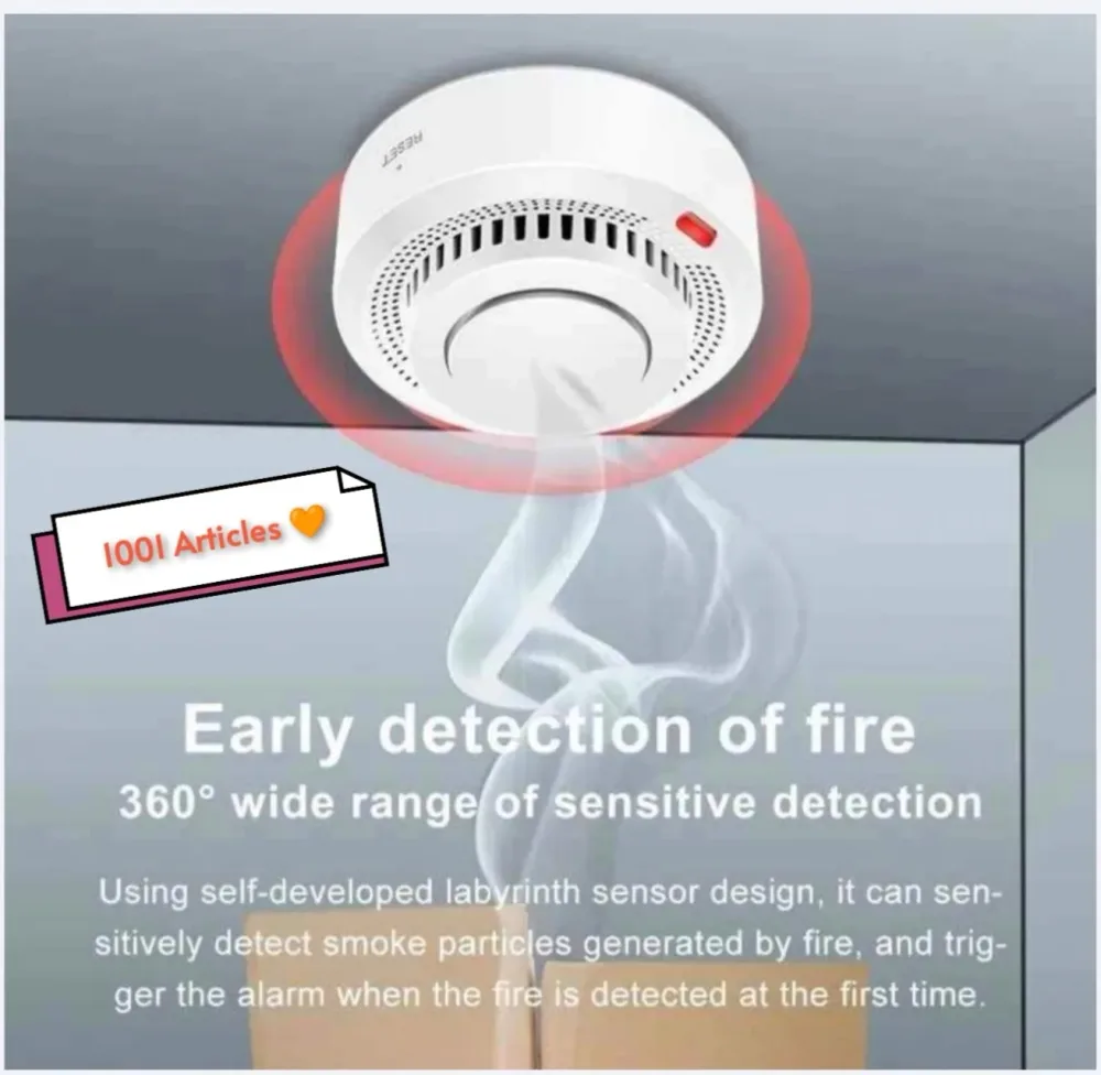 Capteur intelligent de fumée et incendie 🔥 Tuya Smart