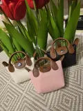 Mini sac pliable style "Le Pliage" – Nylon et cuir