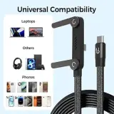 كابل شحن عصري 240W ANKER أصلي مع سيبور مدمج  type C