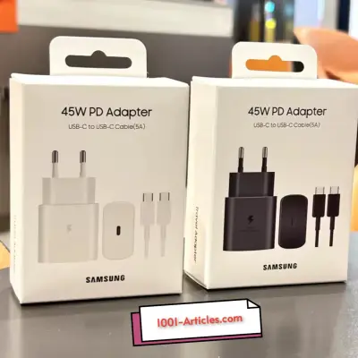 Chargeur Original Super Rapide PD45W 5A - Samsung - Cable - GaN C
