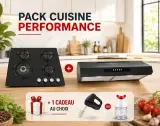 Pack table de cuisson hotte