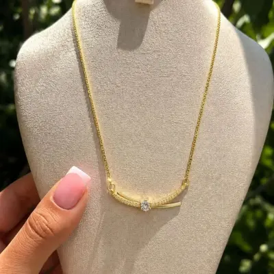 سلسة عقود الفراشة / BOW necklace 🦋