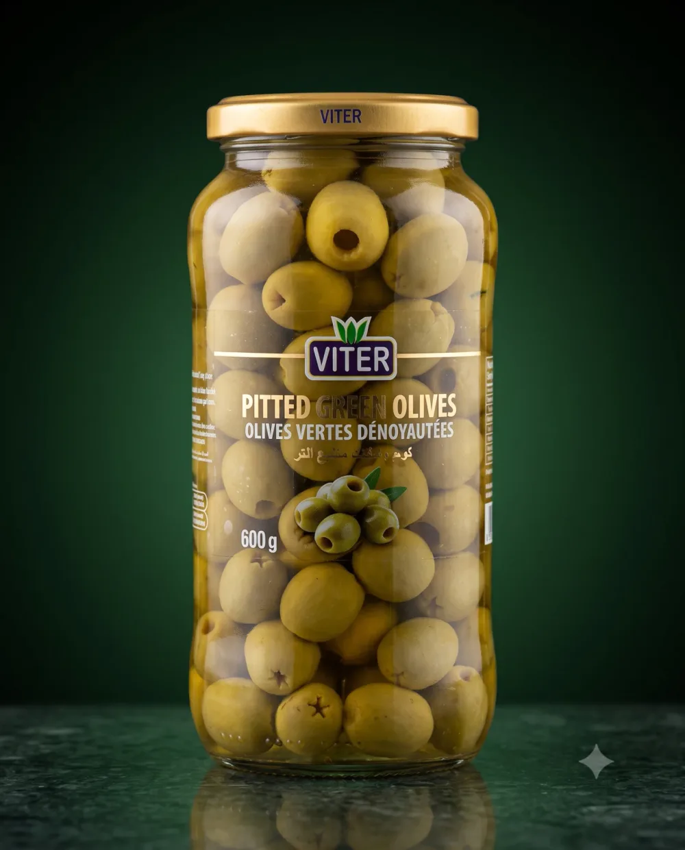 زيتون منزوع النواة  600غ-Viter-