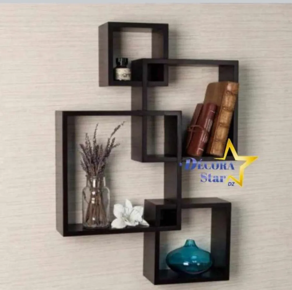 Geometric Box Wall Shelf Set CNC File