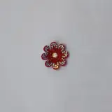 Fleur avec strass