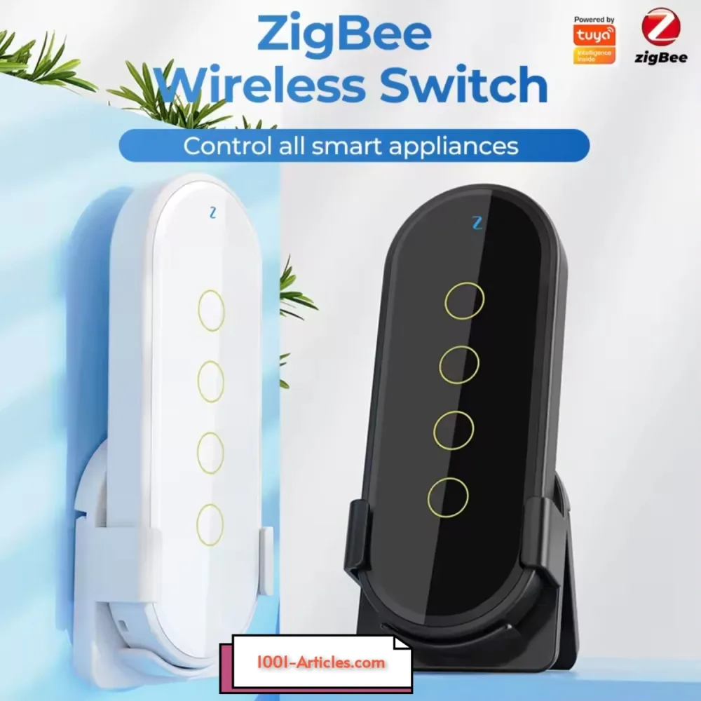 Interrupteur Tactile Smart, Tuya Zigbee, Programmable