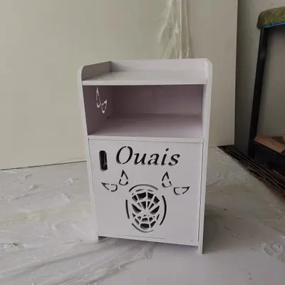 Personalized Laundry Hamper Cabinet CNC File