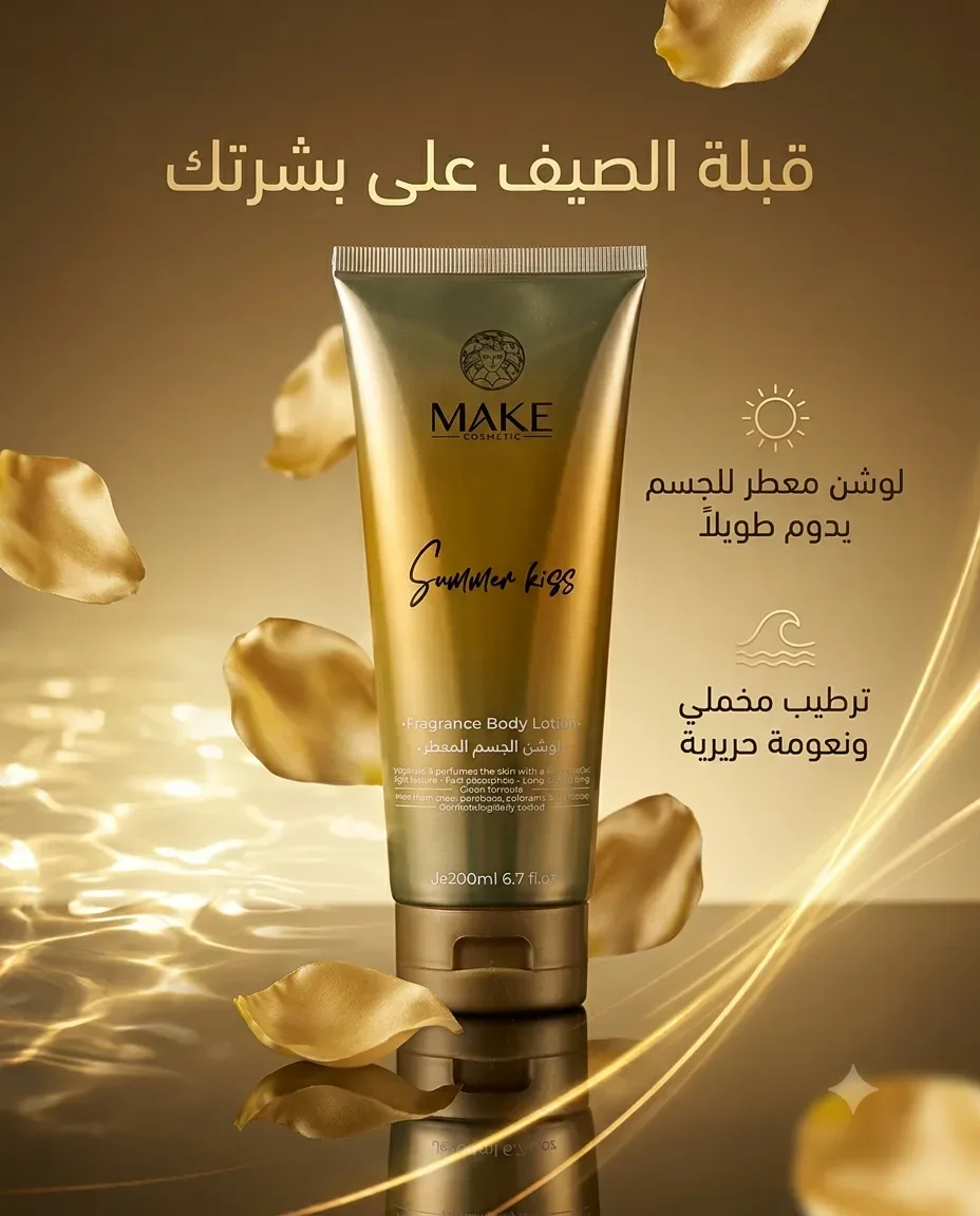 Make لوشن الجسم المعطر summer kiss 200ml